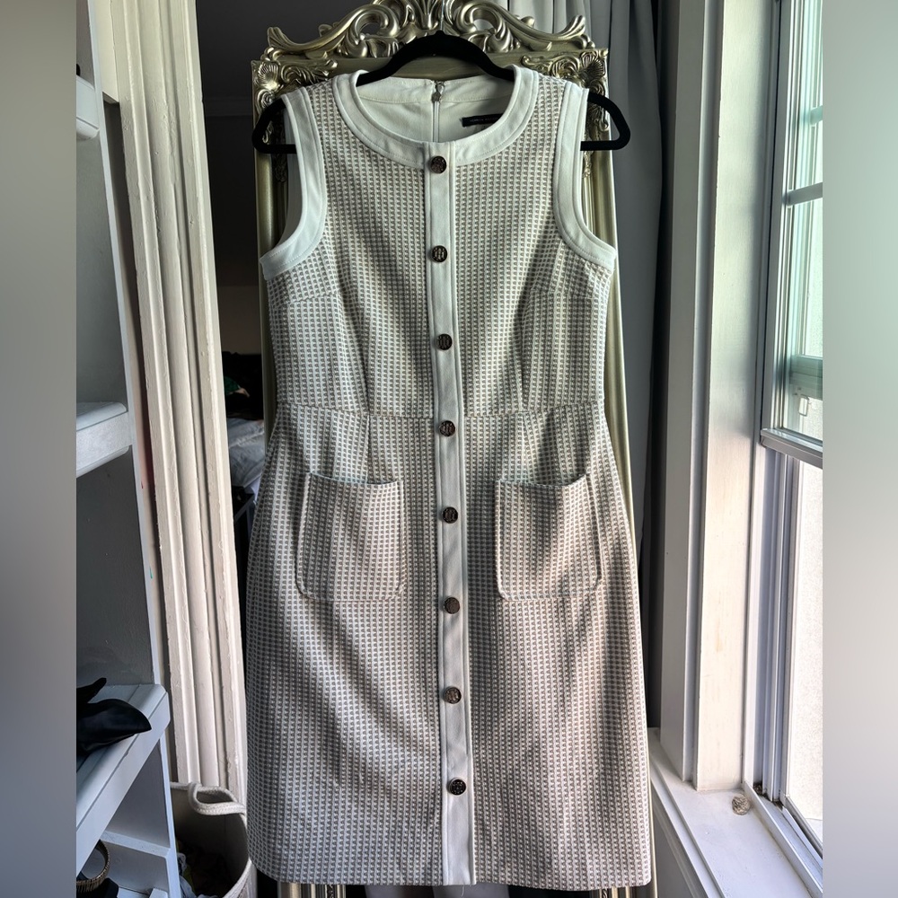 Tommy Hilfiger Tan and White dress - NWT
